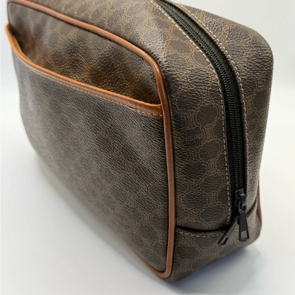 Celine Toiletry Cosmetic Bag Authentic GUC VINTAGE - Picture 4 of 14